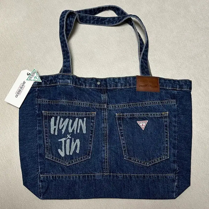 [BUNJANG] Stray Kids Hyunjin Guess Denim Bag / 스트레이키즈 현진 게스 데님백