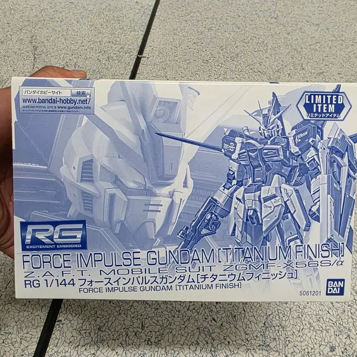 [BUNJANG] Bandai RG Force Impulse Gundam Titanium Finish / 반다이 RG 포스 임펄스 건담 티타늄 피니시