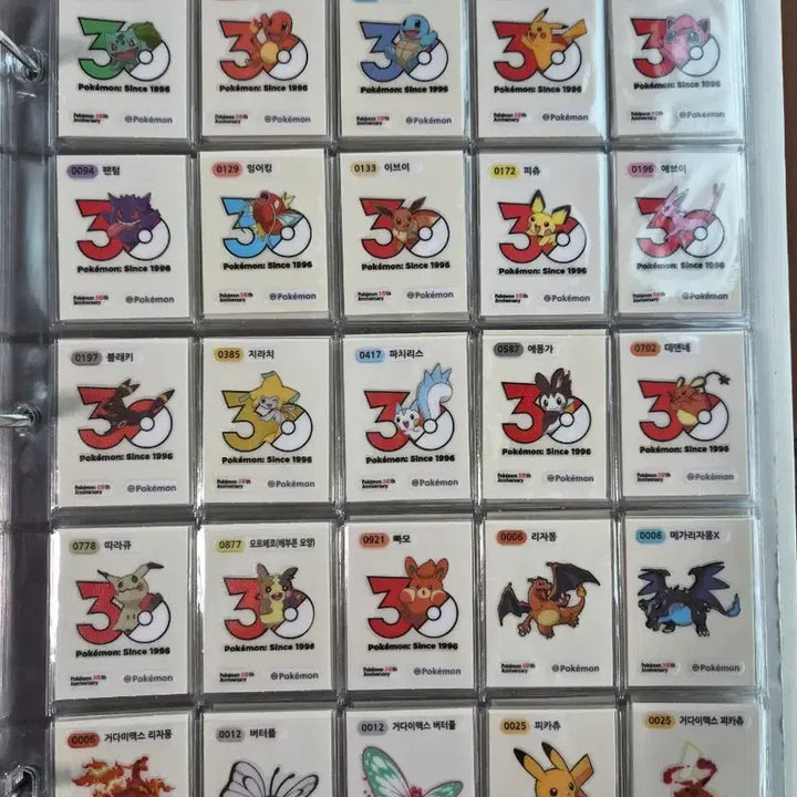 [BUNJANG] Pokemon Season 5 Full Set Stickers / 포켓몬 시즌5 띠부씰 전종