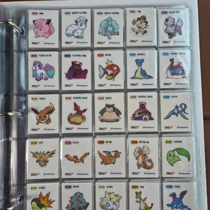 [BUNJANG] Pokemon Season 5 Full Set Stickers / 포켓몬 시즌5 띠부씰 전종