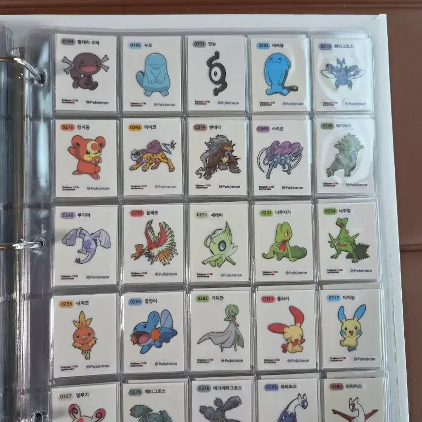 [BUNJANG] Pokemon Season 5 Full Set Stickers / 포켓몬 시즌5 띠부씰 전종