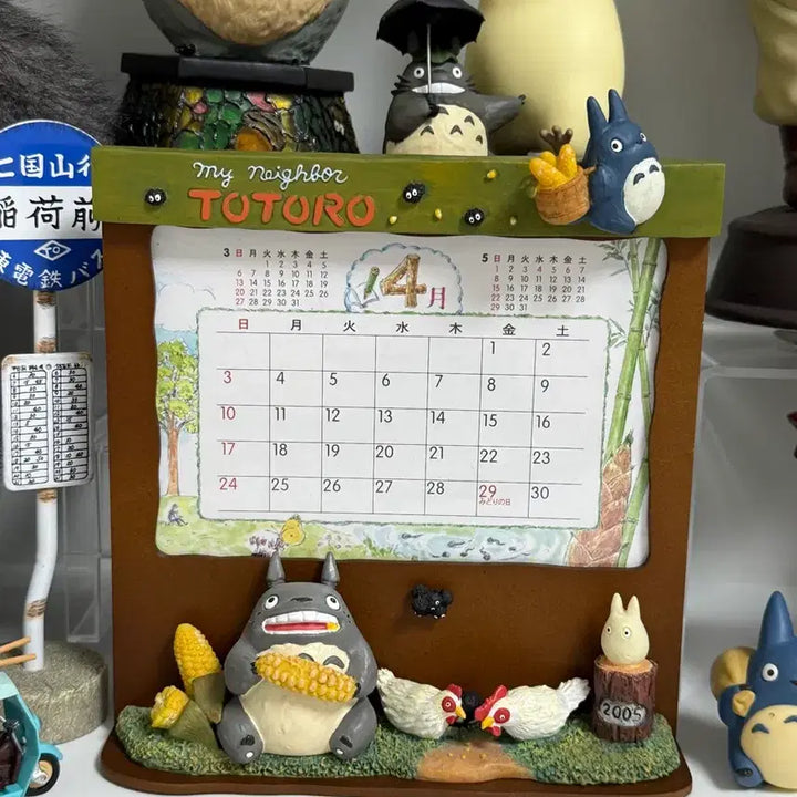 [BUNJANG] Ghibli My Neighbor Totoro 2005 Calendar Frame / 지브리고전) 이웃집토토로 2005년 캘린더 액자 달력