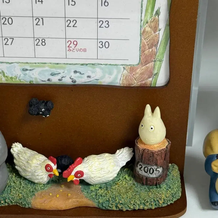 [BUNJANG] Ghibli My Neighbor Totoro 2005 Calendar Frame / 지브리고전) 이웃집토토로 2005년 캘린더 액자 달력