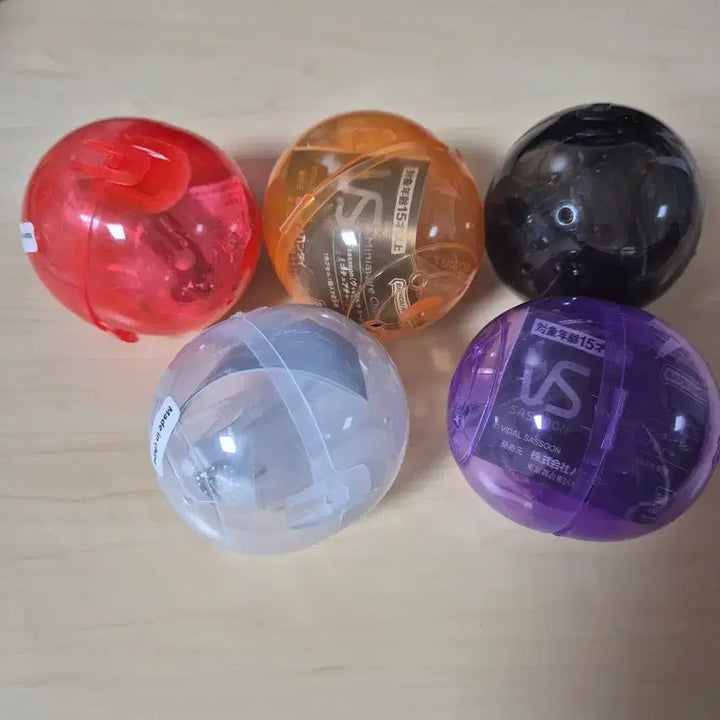 [BUNJANG] Bandai Gacha Vidal Sassoon Miniature 5-Piece Set / 반다이 캡슐토이 가챠 비달사순 VS sasson 미니어처 5종 세트