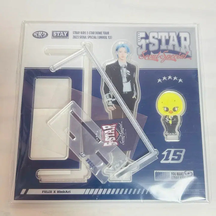[BUNJANG] Stray Kids 5-STAR Felix Seoul Special Acrylic Stand / 미개봉 원가이하 )스키즈 5-STAR 파이브스타 특 서울 스페셜 아크릴 스탠드 필릭스 5스타 용복