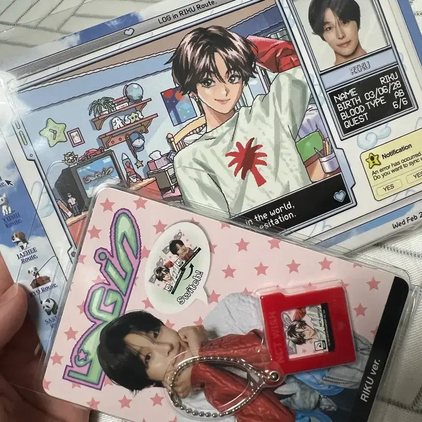 [BUNJANG] Riku Photobook, Game Pack Keyring Bundle Set / 로그인 리쿠 포토북, 게임팩 키링 일괄판매