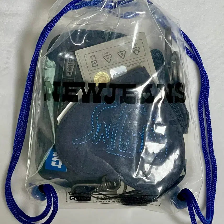 [BUNJANG] NewJeans Kkole Card Holder Navy (Sealed) / 미개봉) 뉴진스 꼴레 카드지갑 네이비