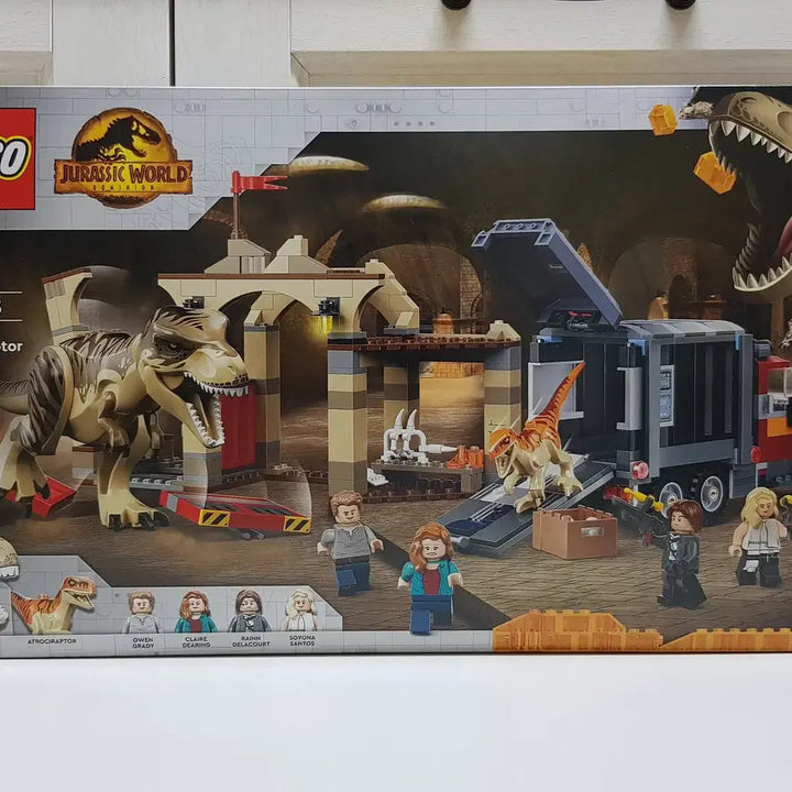 [BUNJANG] LEGO Jurassic World 76948 Tyrannosaurus Rex &amp; Atrociraptor Dinosaur Escape / 레고 76948 쥬라기 월드 티라노사우르스와 아트로시랩터 공룡의 탈출
