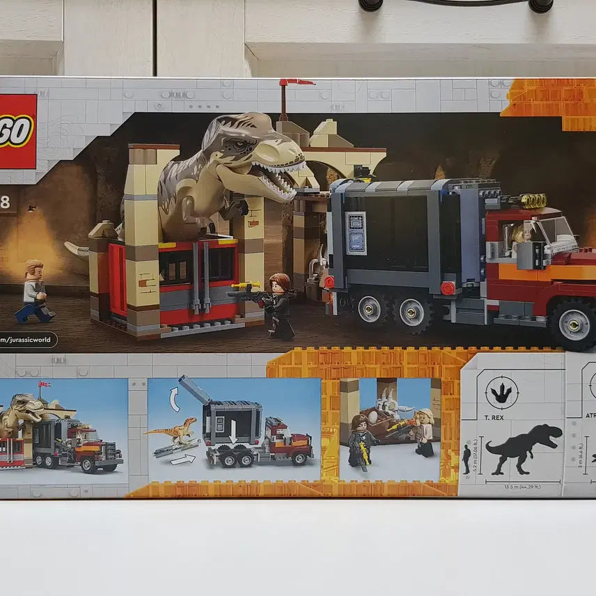 [BUNJANG] LEGO Jurassic World 76948 Tyrannosaurus Rex &amp; Atrociraptor Dinosaur Escape / 레고 76948 쥬라기 월드 티라노사우르스와 아트로시랩터 공룡의 탈출