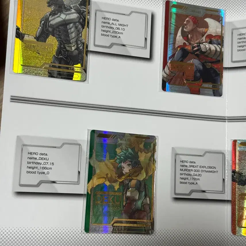 [BUNJANG] My Hero Academia Original Art Exhibition Card Set Bundle / 히로아카 원화전 카드 세트 일괄