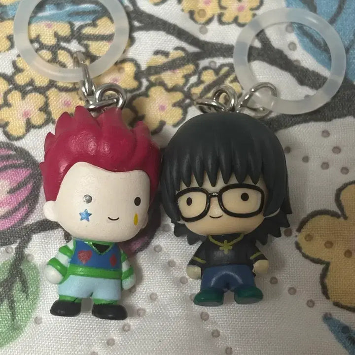 [BUNJANG] Hunter x Hunter Phantom Troupe Shizuku &amp; Hisoka Brand Keyring / 헌터헌터 환영여단 메지루시 (시즈크, 히소카)
