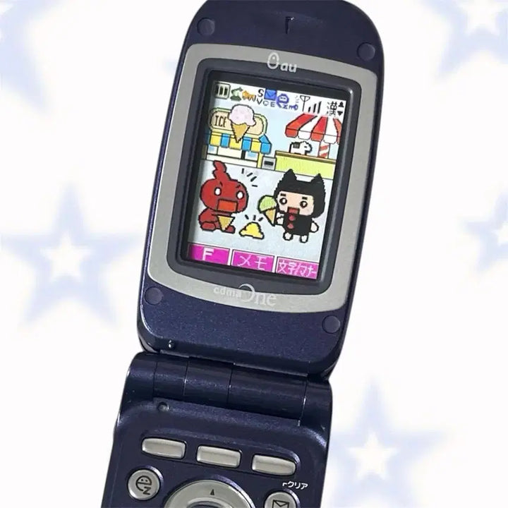 [BUNJANG] Sanyo Lenticular Mock-up Phone (Heisei Era) - Rare Retro Y2K / 레어 고전 산요 렌티큘러 목업폰 캐릭터 모형폰 폴더폰 일본 핸드폰 휴대폰 도코모 헤이세이 레트로 y2k 희귀