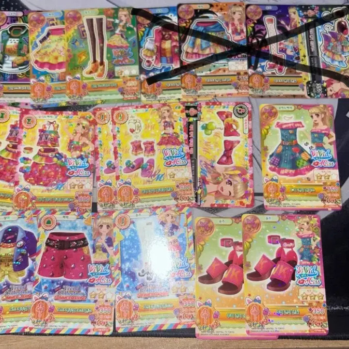 [BUNJANG] Aikatsu! Cards - Luna, Miu, Ichigo, Sora (Set) / 아이엠스타 카드 루나 미르 이치고 하늘 한판 가격선제시