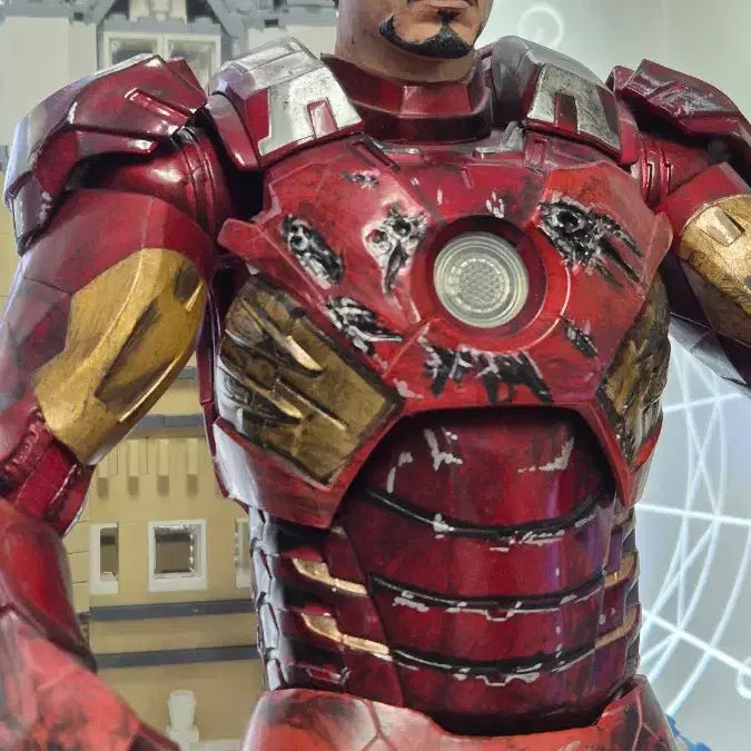 [BUNJANG] NECA 1/4 Scale Iron Man Mark VII Battle Damaged Figure / NECA 1/4 아이언맨 마크7 배틀 데미지 판매합니다