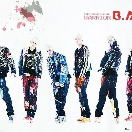 [BUNJANG] B.A.P Warrior Debut Album Poster / 비에이피(B.A.P) 데뷔 앨범 포스터
