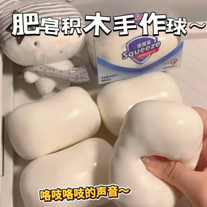 [BUNJANG] Soap Crunch Squishy Watermelon Sherbet / 비누 크런치 말랑이 슬랑이 수박 샤베트 슬랑이 말랑이 리락쿠마 샤오홍슈