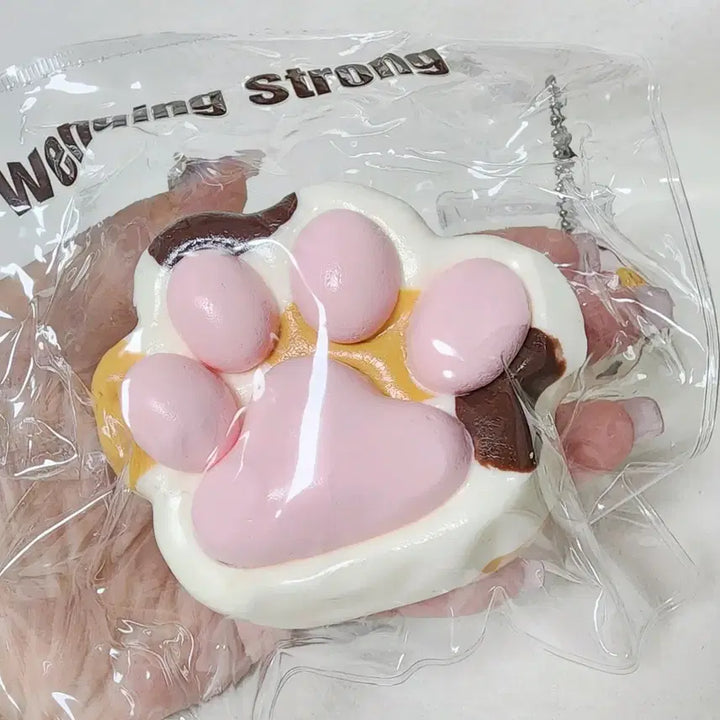 [BUNJANG] Wenqing Strong Silicone Squishy (Three-Color Cat Paw) / 말랑이 Wenqing strong 웬칭스트롱 삼색냥발