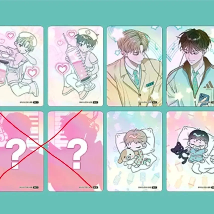 [BUNJANG] IZ*ONE Yena "The Blooming Pond" Webtoon Shop Photocard 6-Set Bundle / 반택포1.8)꽃지연 꽃이 지는 연못 웹툰샵 포토카드 6종 일괄