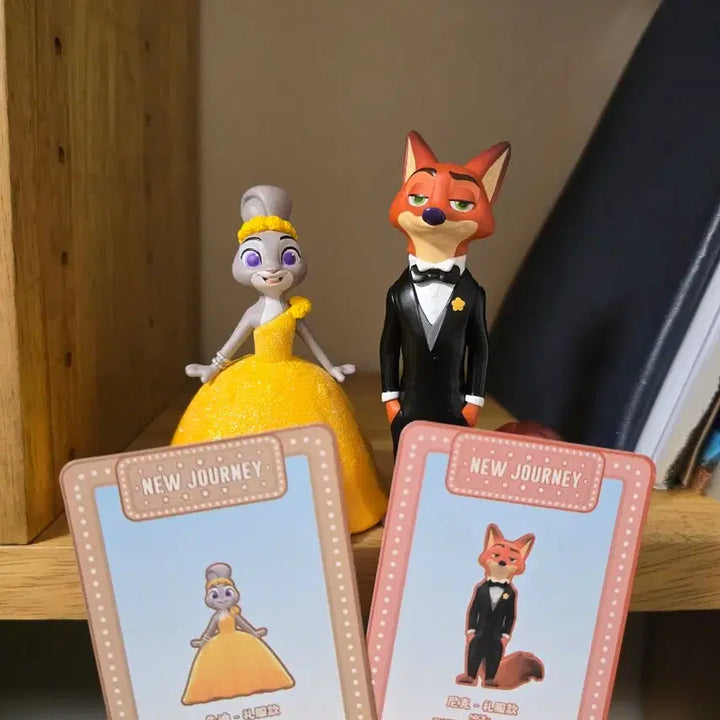 [BUNJANG] Zootopia 2 Tuxedo Nick &amp; Dress Judy Set / 주토피아2 일괄 턱시도 닉, 드레스 주디 세트 탑토이