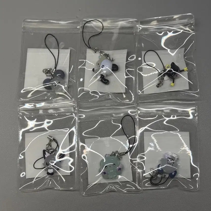 [BUNJANG] XDINERZ XMONZ Mini Charm Bundle Set - Geonil, Jeongsu, Gaon, Odd, Junhan, Juyeon / (일괄) 엑디즈 엑몬즈 미니 참 건일 정수 가온 오드 준한 주연