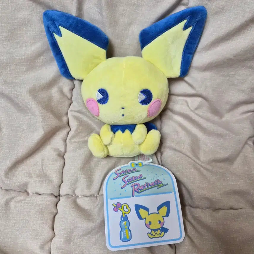 [BUNJANG] Psycho Soda Refresh Plush Toy Collection (Various Pokemon) / 피츄 판매) 포켓몬 사이코 소다 미네랄 사이다 리프레쉬 인형 부산 팝업 라이츄 뮤 이상해씨 고라파덕 꼬부기 플러시 마이농 팽도리 알로라 식스테일 지라치 마릴 애버라스 토게피 먹고자