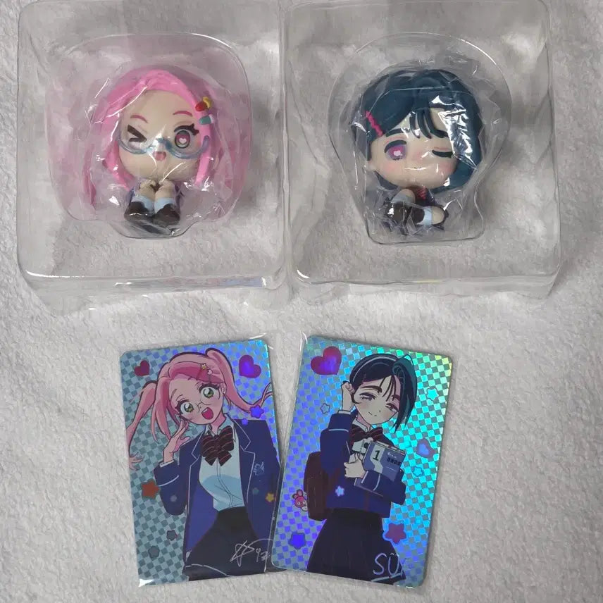 [BUNJANG] AISTAGE School Stage Miji Sua Bundle Set Figures / 일괄) 에일리언스테이지 에이스테 스쿨스테 학생 미지 수아 피규어 굿즈