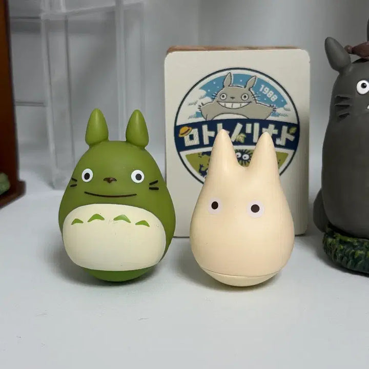 [BUNJANG] Studio Ghibli My Neighbor Totoro Otodake Set (Green Totoro + Small Totoro) / 지브리) 토토로 오뚜기 2종 일괄 (녹토+소토)