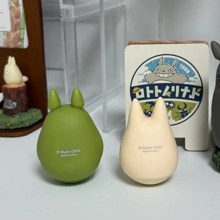 [BUNJANG] Studio Ghibli My Neighbor Totoro Otodake Set (Green Totoro + Small Totoro) / 지브리) 토토로 오뚜기 2종 일괄 (녹토+소토)