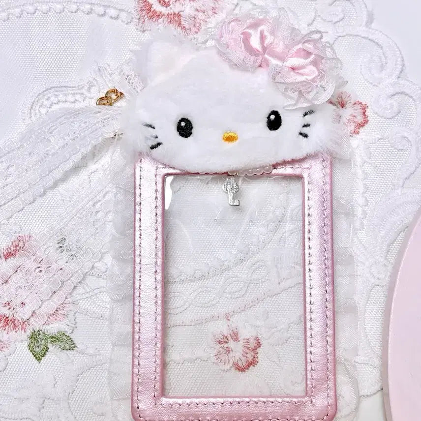 [BUNJANG] Charmmy Kitty Heisei Ribbon Card Holder / 챠미키티 헤이세이 리본 카드홀더 포카홀더