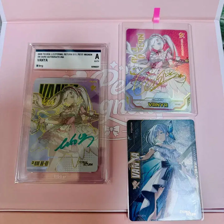 [BUNJANG] Eternal Return Tereca Vanya Signed Card Set / 이터널리턴 테레카 바냐 사인카드셋트