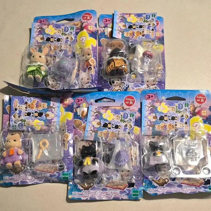[BUNJANG] Sylvanian Families Magic Party Blind Bag 5-Type Set (Includes Mole) / 실바니안 매직 파티 블라인드백 두더지 포함 5종 세트