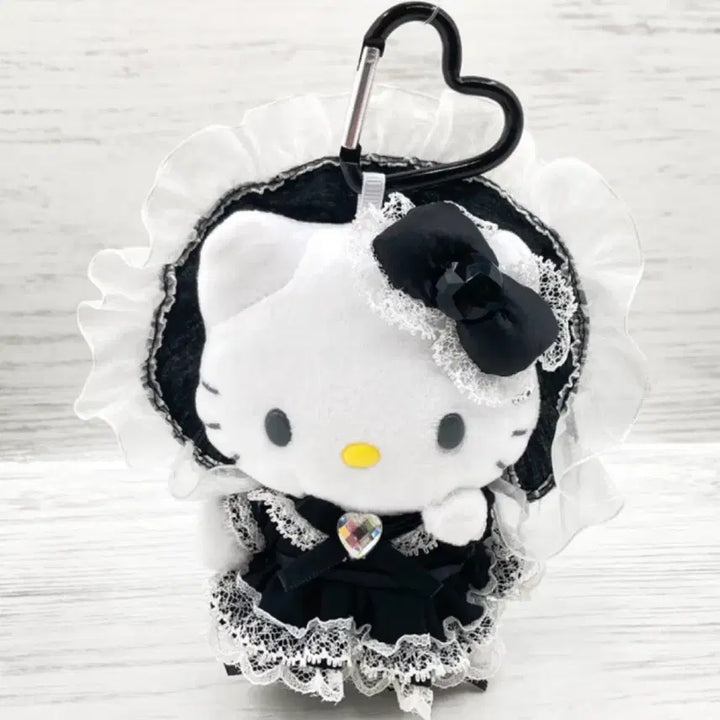 [BUNJANG] Sanrio Hello Kitty Frill Series Lolita Mascot Doll Keychain / 산리오 헬로키티 프릴 시리즈 로리타 마스코트 인형 키링 새제품 새상품