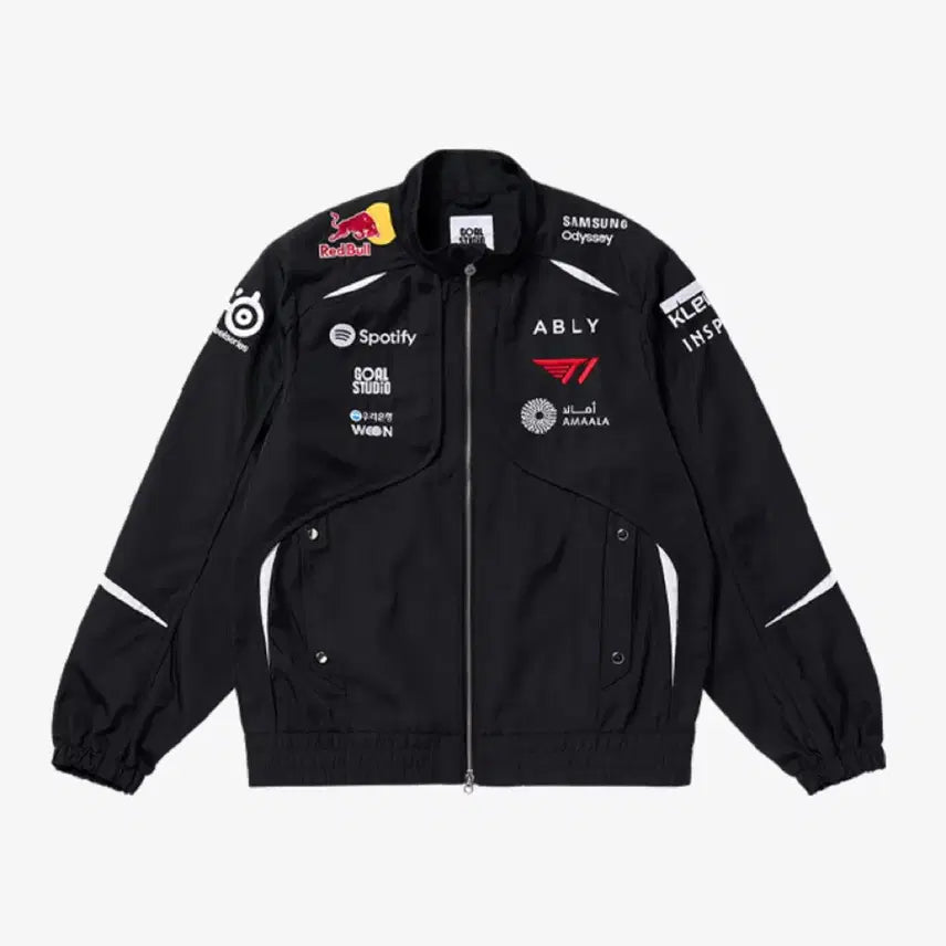 [BUNJANG] T1 2026 LCK Uniform Jacket Black ver.2 (Non-Marking) / T1 2026 LCK 유니폼 자켓 블랙 ver2 (논 마킹 버전) L