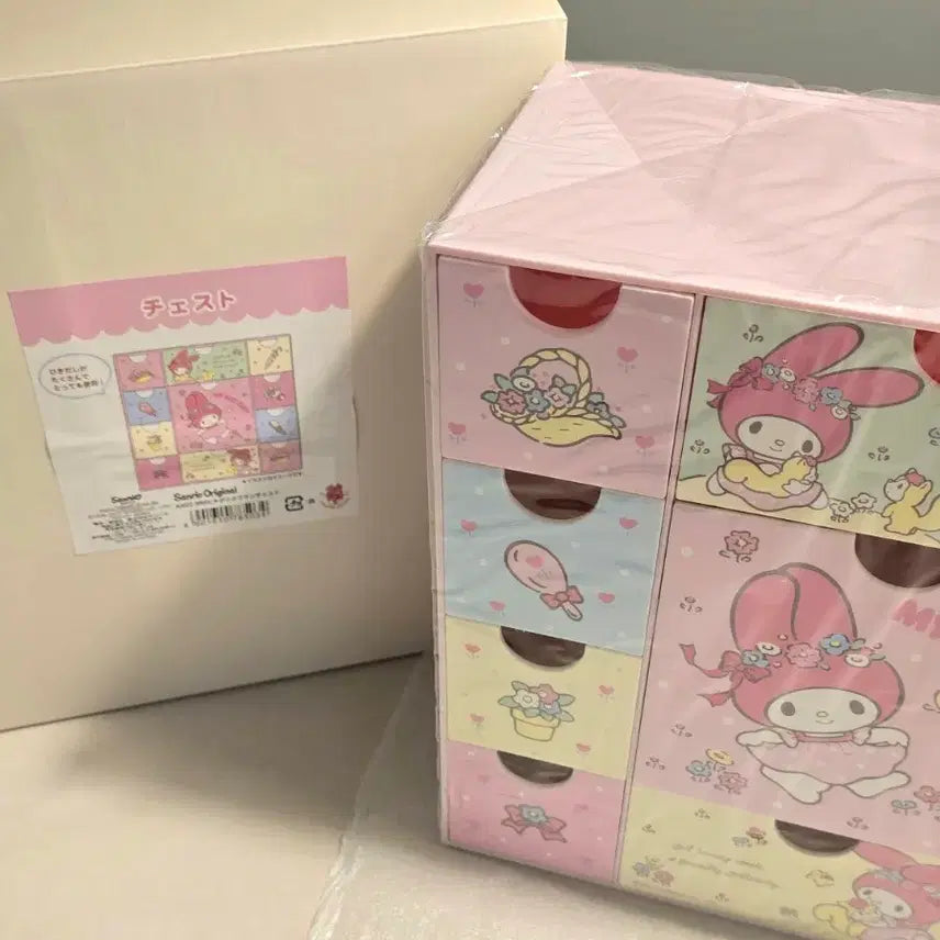 [BUNJANG] Sanrio My Melody Classic Drawer Chest / 산리오 마이멜로디 고전 서랍장