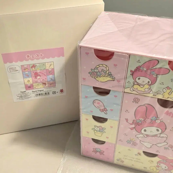 [BUNJANG] Sanrio My Melody Classic Drawer Chest / 산리오 마이멜로디 고전 서랍장