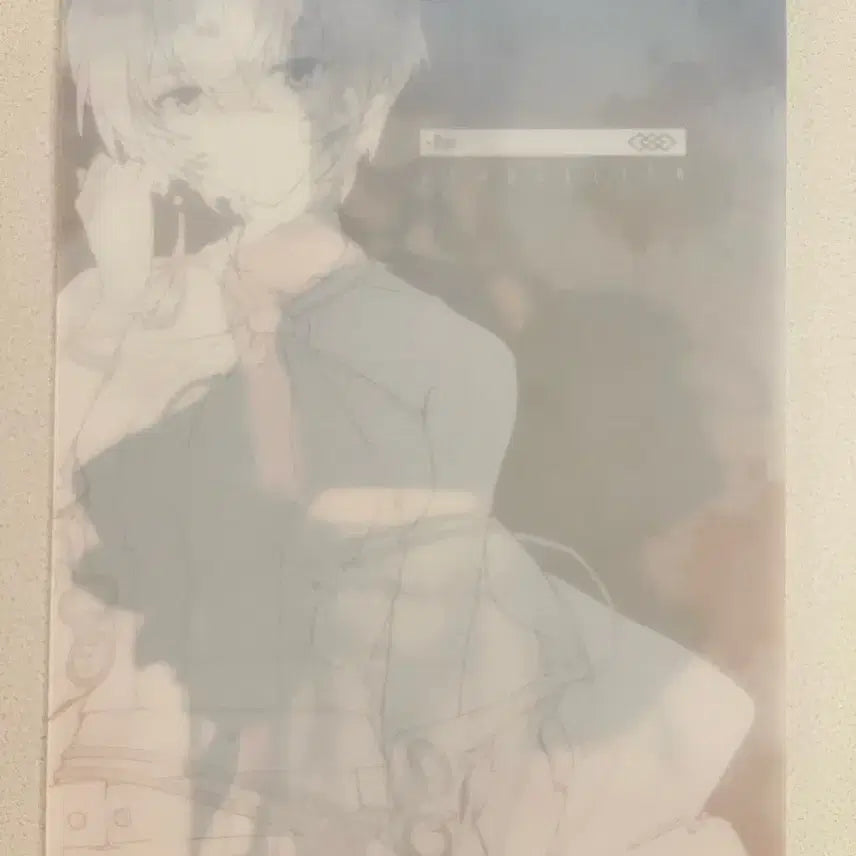 [BUNJANG] Evangelion IPSTAR Rei A4 File / 에반게리온 IPSTAR 레이 A4 파일