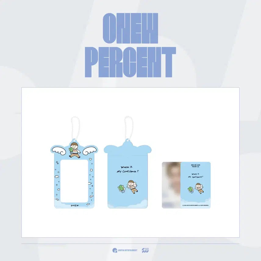 [BUNJANG] Onew Percent Photocard Holder / 온유 퍼센트 일본 팝업 포카 홀더