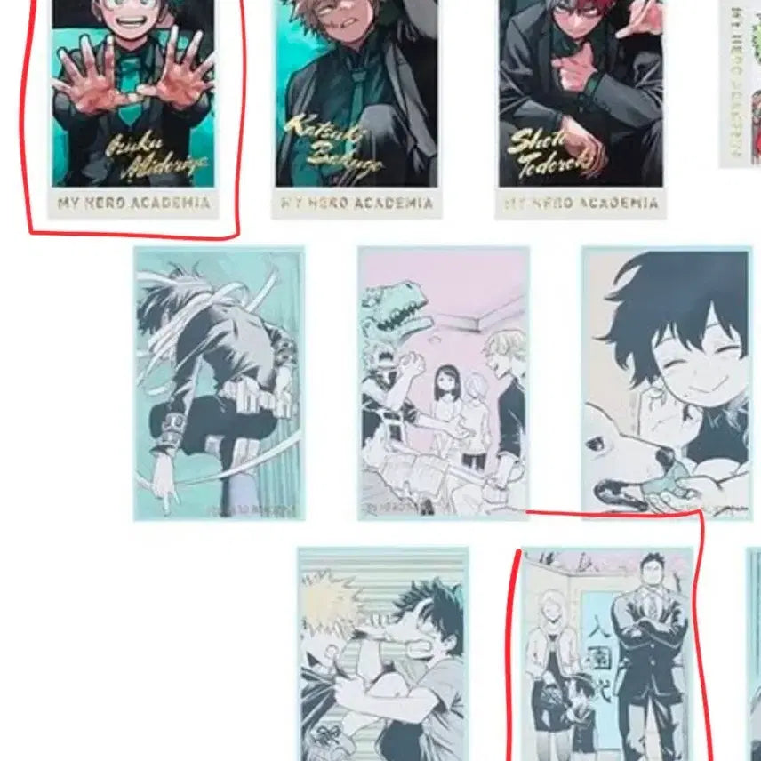 [BUNJANG] My Hero Academia Original Art Exhibition Memorial Card / 나히아 원화전 메모리얼 카드