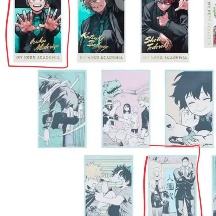 [BUNJANG] My Hero Academia Original Art Exhibition Memorial Card / 나히아 원화전 메모리얼 카드