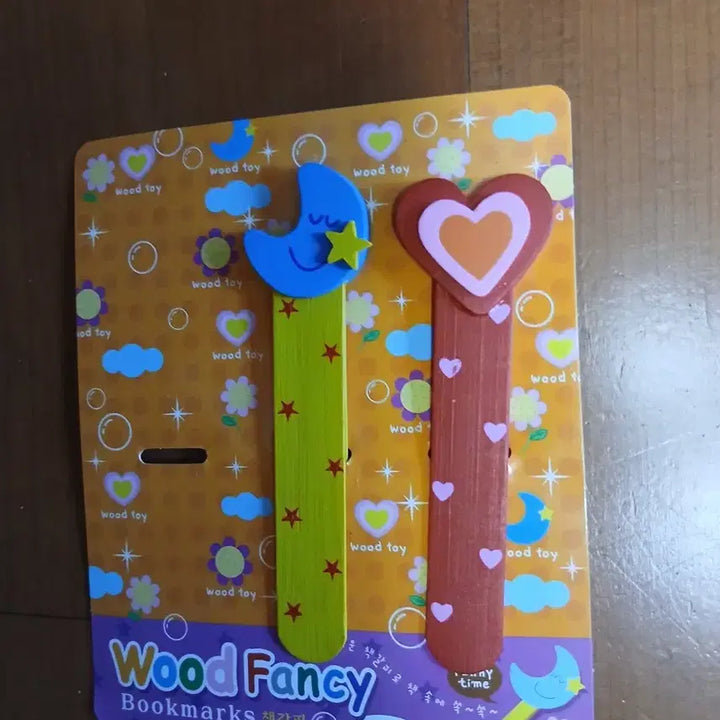 [BUNJANG] Vintage Wood Fancy Bookmark Stationery Set / 고전 Wood Fancy 책갈피 문구 세트
