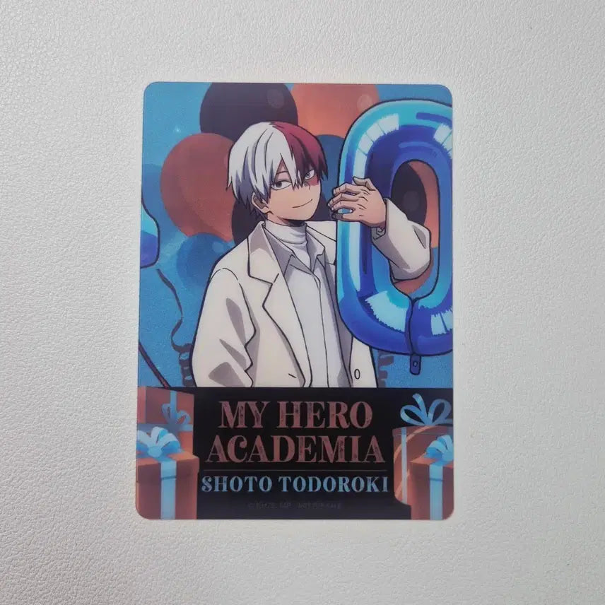 [BUNJANG] My Hero Academia 10th Anniversary Animate Clear Card Shoto Todoroki / 히로아카 나히아 10주년 기념 애니메이트 클리어카드 토도로키 쇼토