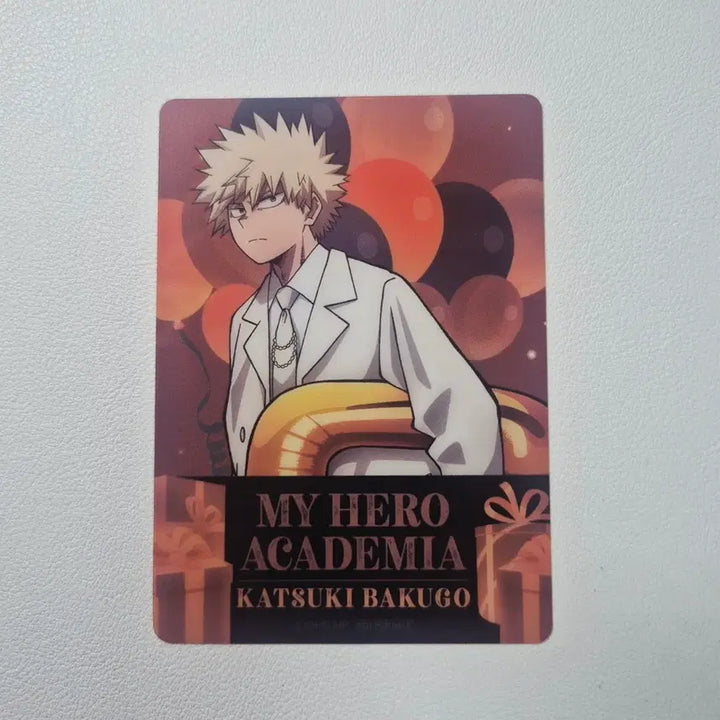 [BUNJANG] My Hero Academia 10th Anniversary Animate Clear Card Katsuki Bakugo / 히로아카 나히아 10주년 기념 애니메이트 클리어카드 바쿠고 카츠키
