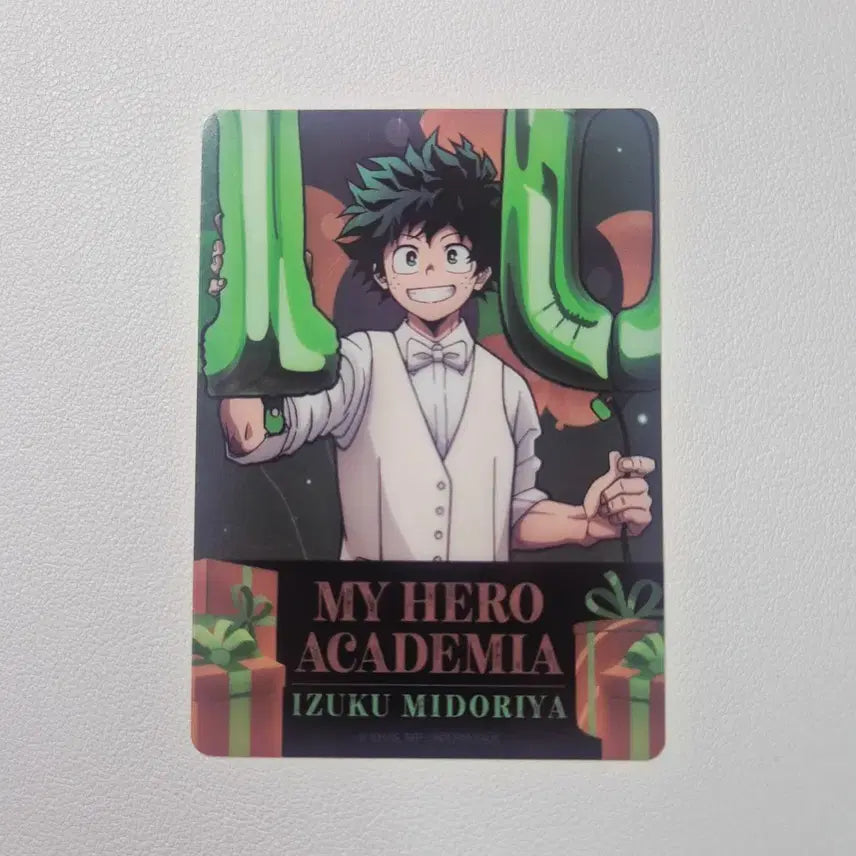 [BUNJANG] My Hero Academia 10th Anniversary Animate Clear Card Izuku Midoriya / 히로아카 나히아 10주년 기념 애니메이트 클리어카드 미도리야 이즈쿠
