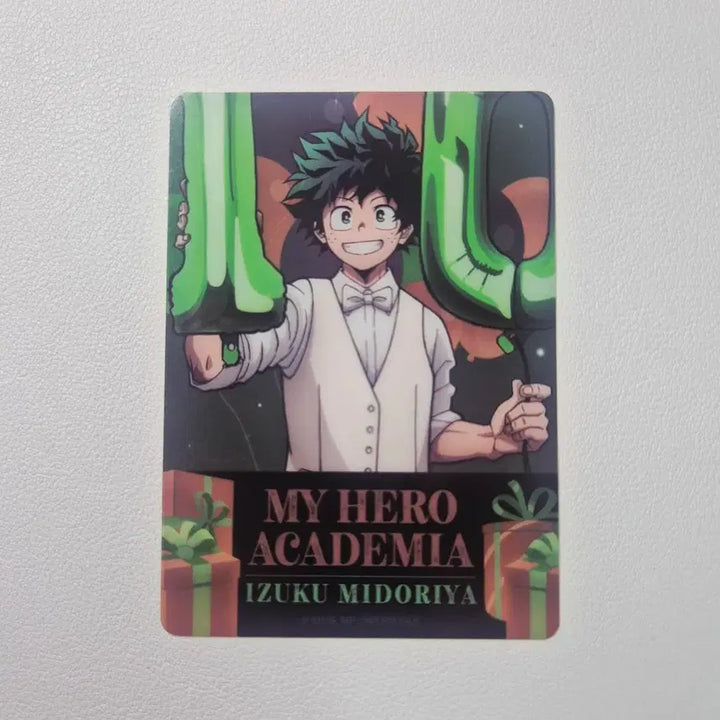[BUNJANG] My Hero Academia 10th Anniversary Animate Clear Card Izuku Midoriya / 히로아카 나히아 10주년 기념 애니메이트 클리어카드 미도리야 이즈쿠