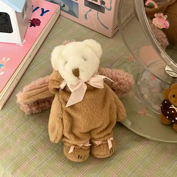 [BUNJANG] We Bare Bears Vintage Bear Plush Toy (Rabbit Outfit) / 위베어빌리지 빈티지 곰인형 토끼옷