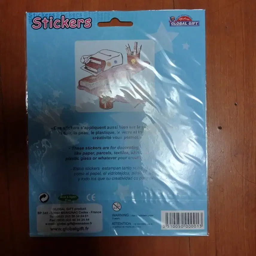 [BUNJANG] GLOBAL GIFT Amusement Park Theme Stickers (Sealed) / 고전 GLOBAL GIFT 놀이공원 테마 스티커 미개봉 새상품
