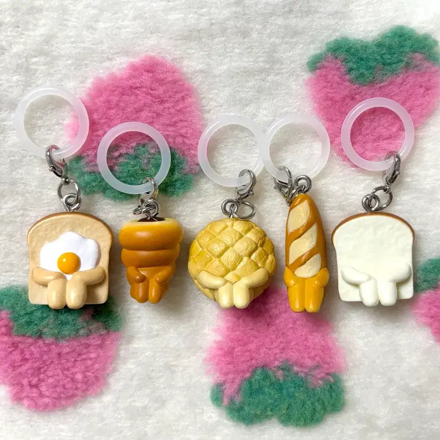 [BUNJANG] Machi Bokke "When Will Bread Come?" Gacha Keyring Bundle Set / 일괄) 빵 언제오려나 마치보케 메지루시 가챠 키링 양도