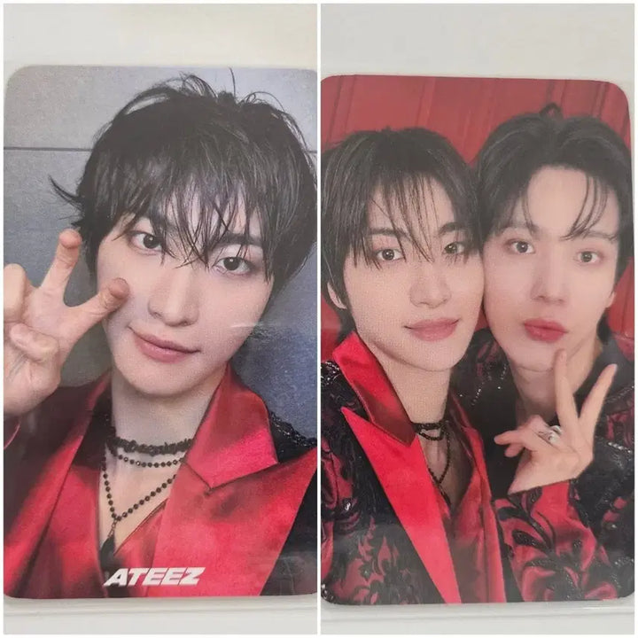 [BUNJANG] ATEEZ In Your Fantasy Concert Yunho Seonghwa Unit Double-Sided Photocard / 에이티즈 성화 윤호 호화즈 인유어판타지 인유판 에이티니존 유닛 양면 포카