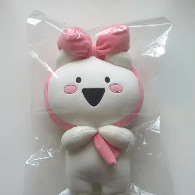 [BUNJANG] Overaction Rabbit 30cm Ribbon Plush Doll / 30cm 오버액션 토끼 리본 인형 Extremely Rabbit plush