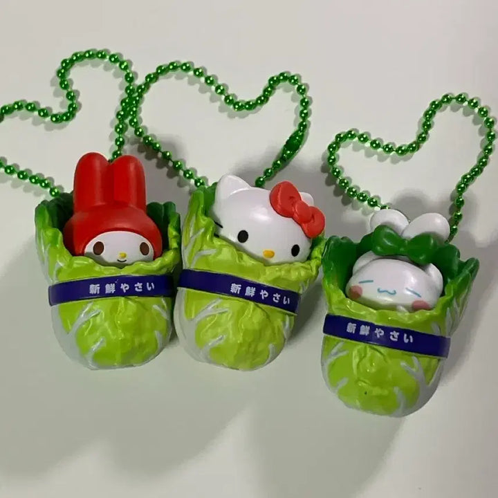 [BUNJANG] Sanrio Collectible Figures Bundle Set / (일괄)산리오 배추 가챠 헬로키티 마이멜로디 시나모롤